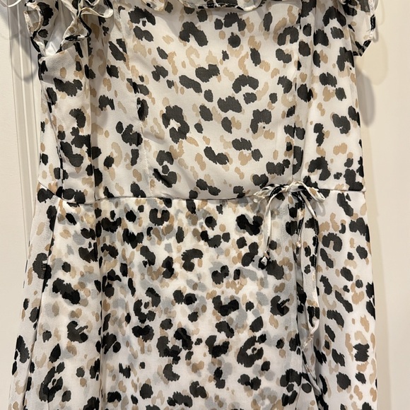 Blue Rain girls dress with cute black, brown print, size 14 - Picture 2 of 4